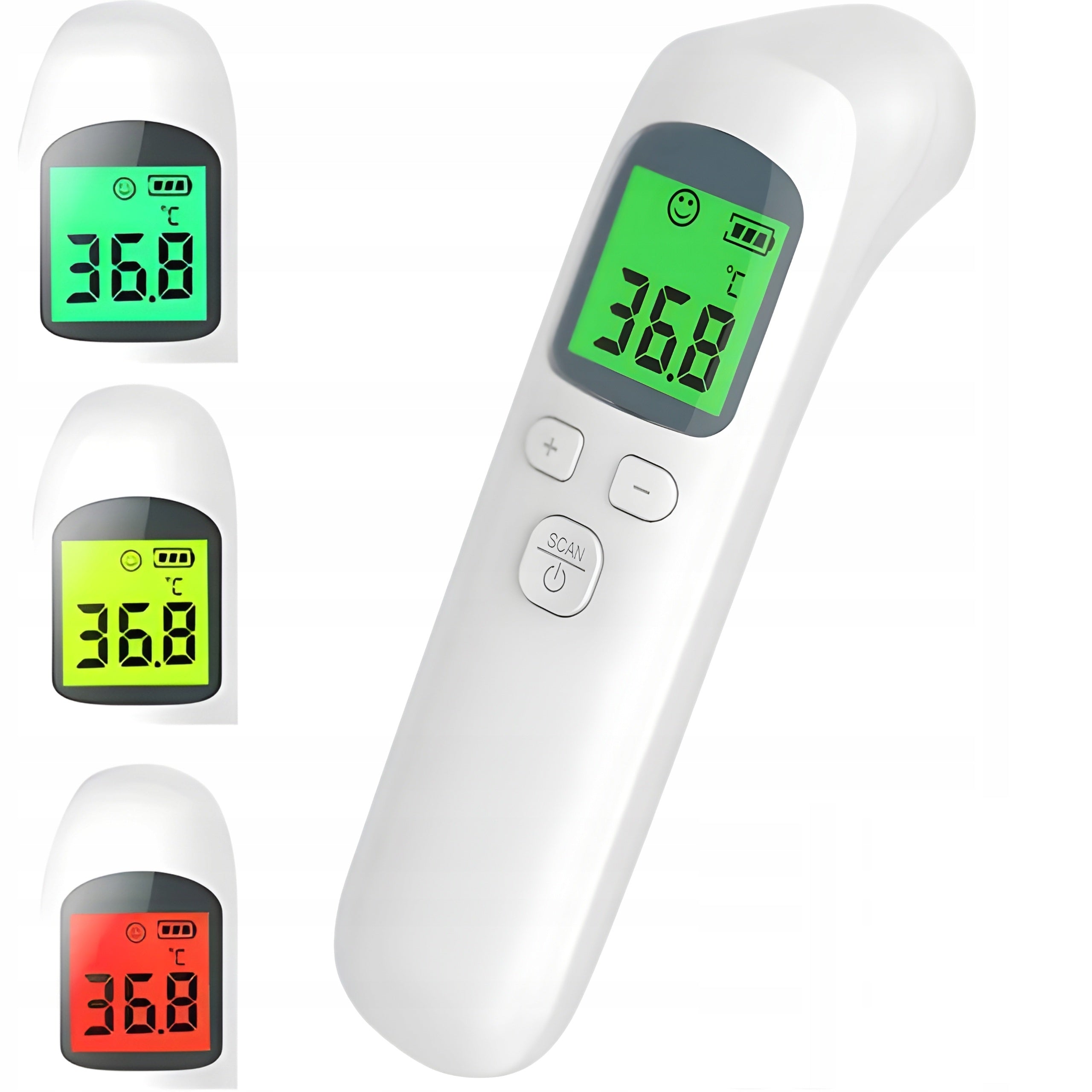 INFRARED NON-CONTACT MEDICAL THERMOMETER FEVER ALARM Packaging status original