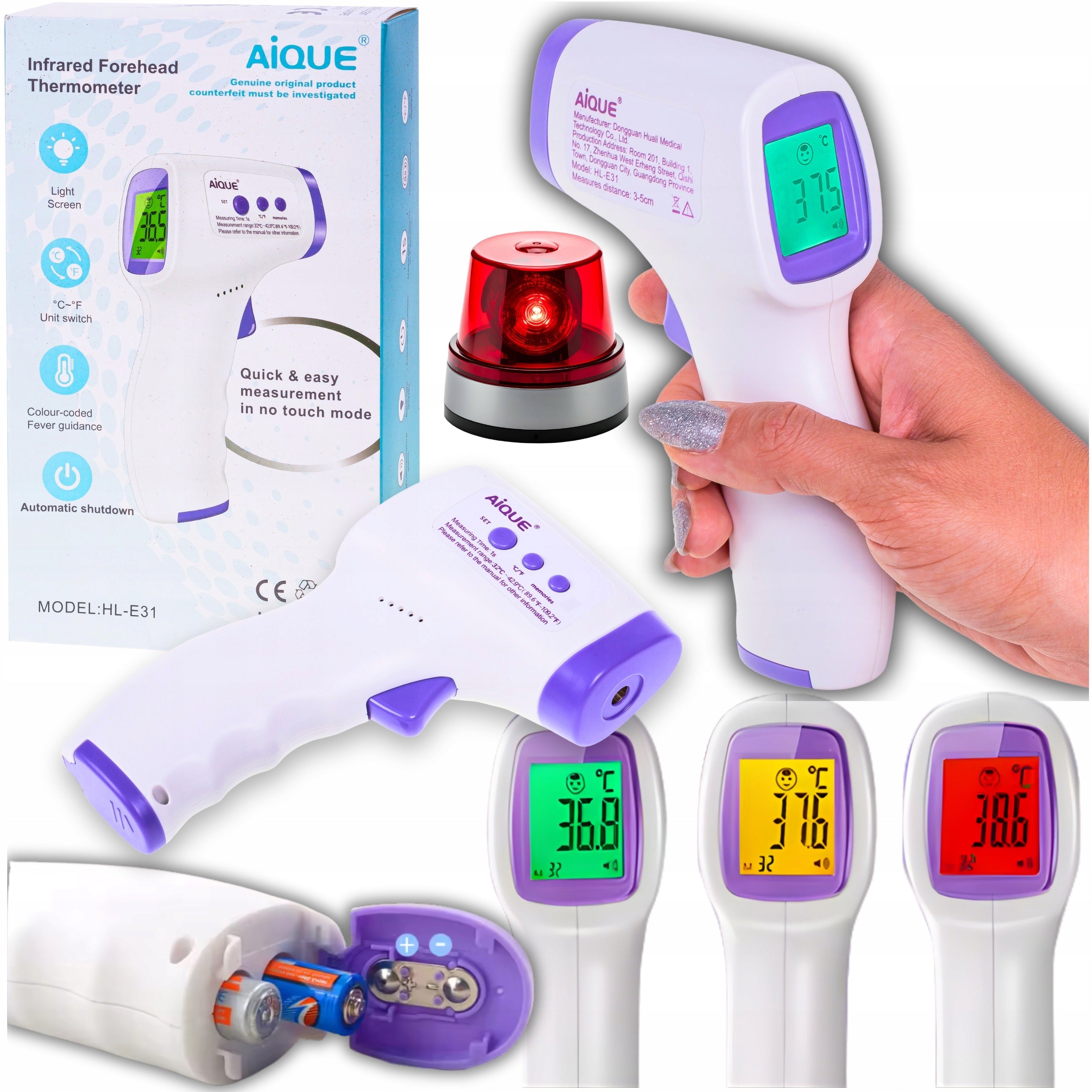 INFRARED NON-CONTACT MEDICAL THERMOMETER FOR CHILDREN MEDICAL MONTESSA