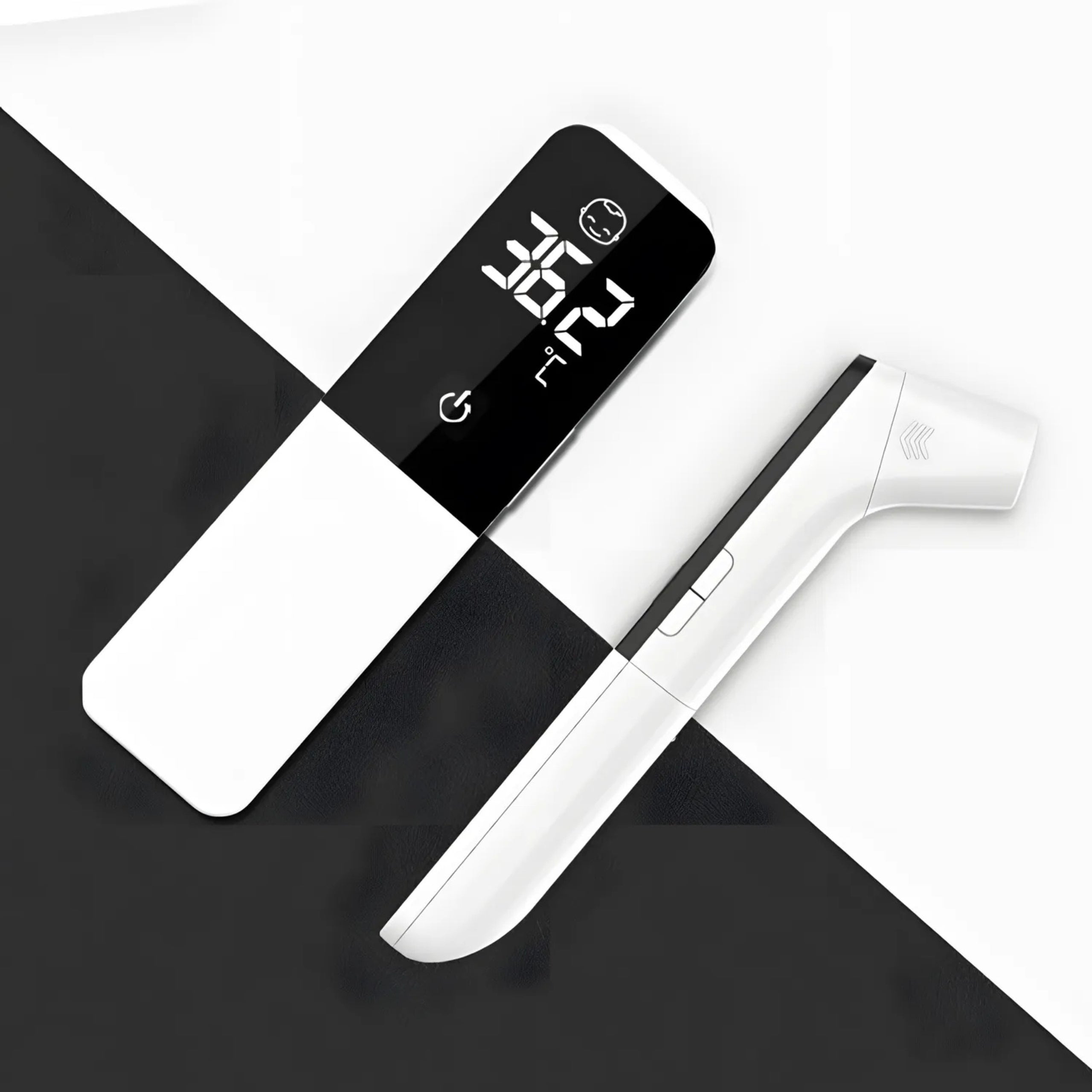 INFRARED NON-CONTACT THERMOMETER MEDICAL LCD FEVER ALARM FOR EAR Packaging status original