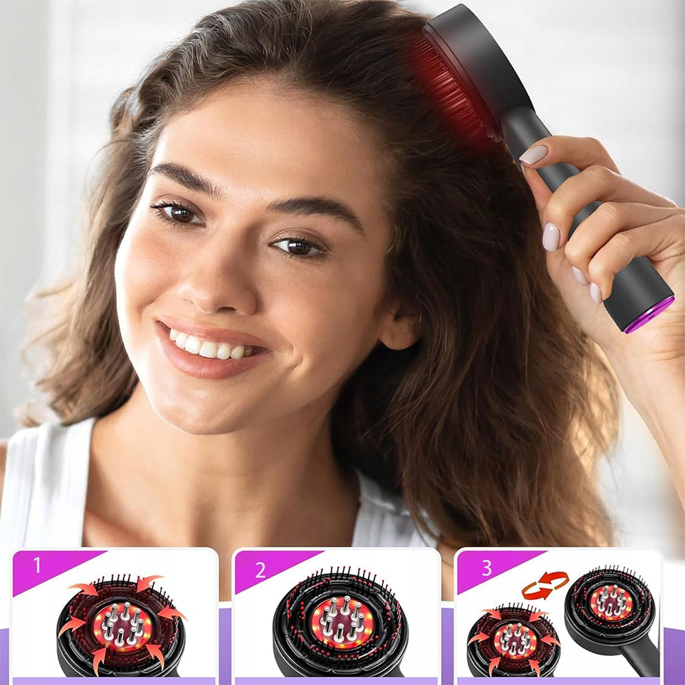 INFRARED SCALP MASSAGER ELECTRIC MASSAGE COMB Medical device no
