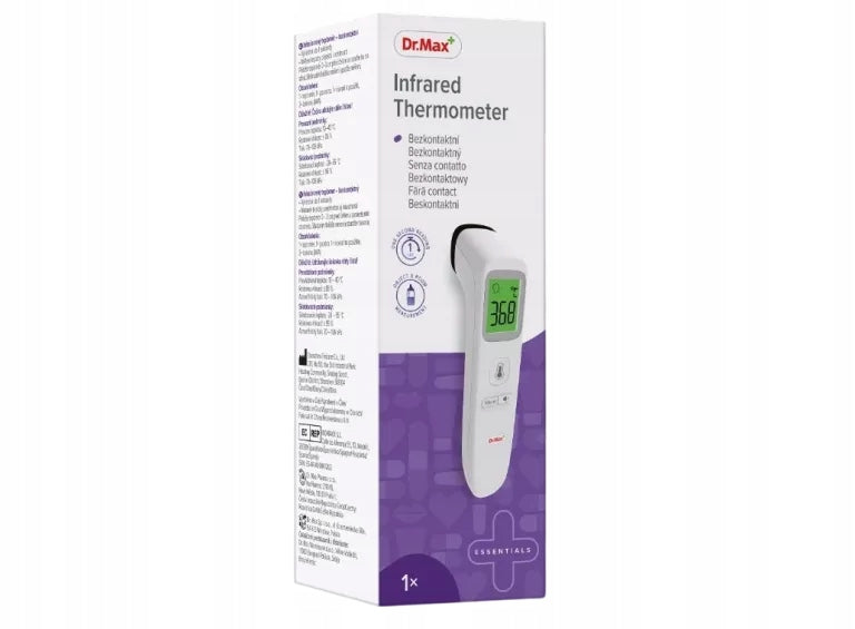 INFRARED THERMOMETER DR. MAX, NON-CONTACT THERMOMETER, 1 PIECE