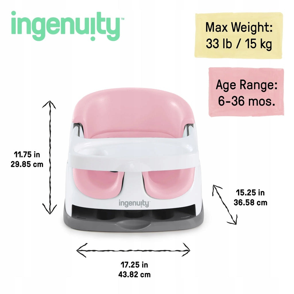 INGENUITY HIGH CHAIR FEEDING SEAT 2IN1 BRIGHT STARTS PINK EAN (GTIN) 074451167261