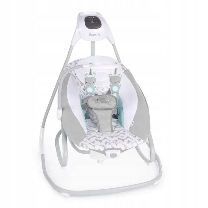INGENUITY Swing rocker with vibration, sound SimpleComfort Raylan 0+