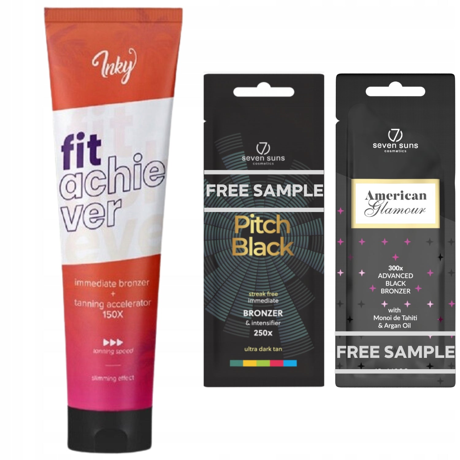 Soliariumo įdegio kremas Inky Cosmetics Fit Achiever, 150 ml