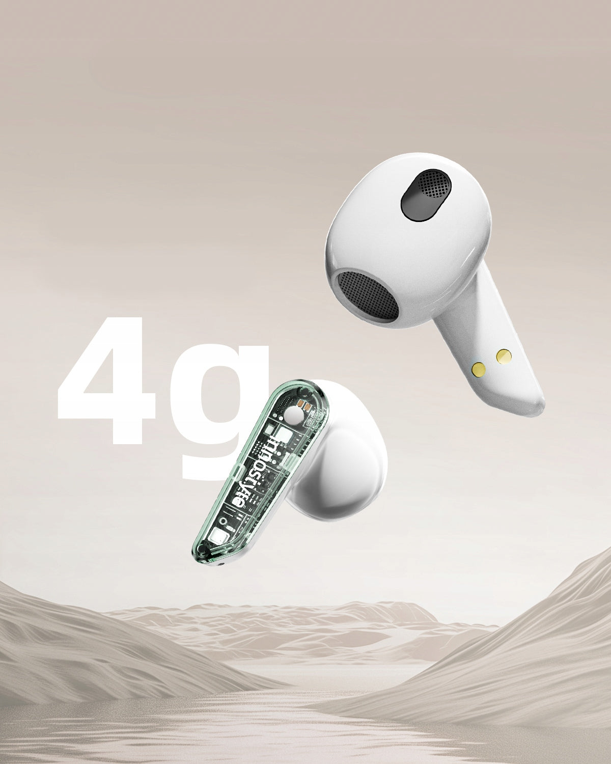 INNOSTYLE WIRELESS EARBUDS BLUETOOTH V5.3 WITH MICROPHONE CASE Manufacturer code AT-10GN