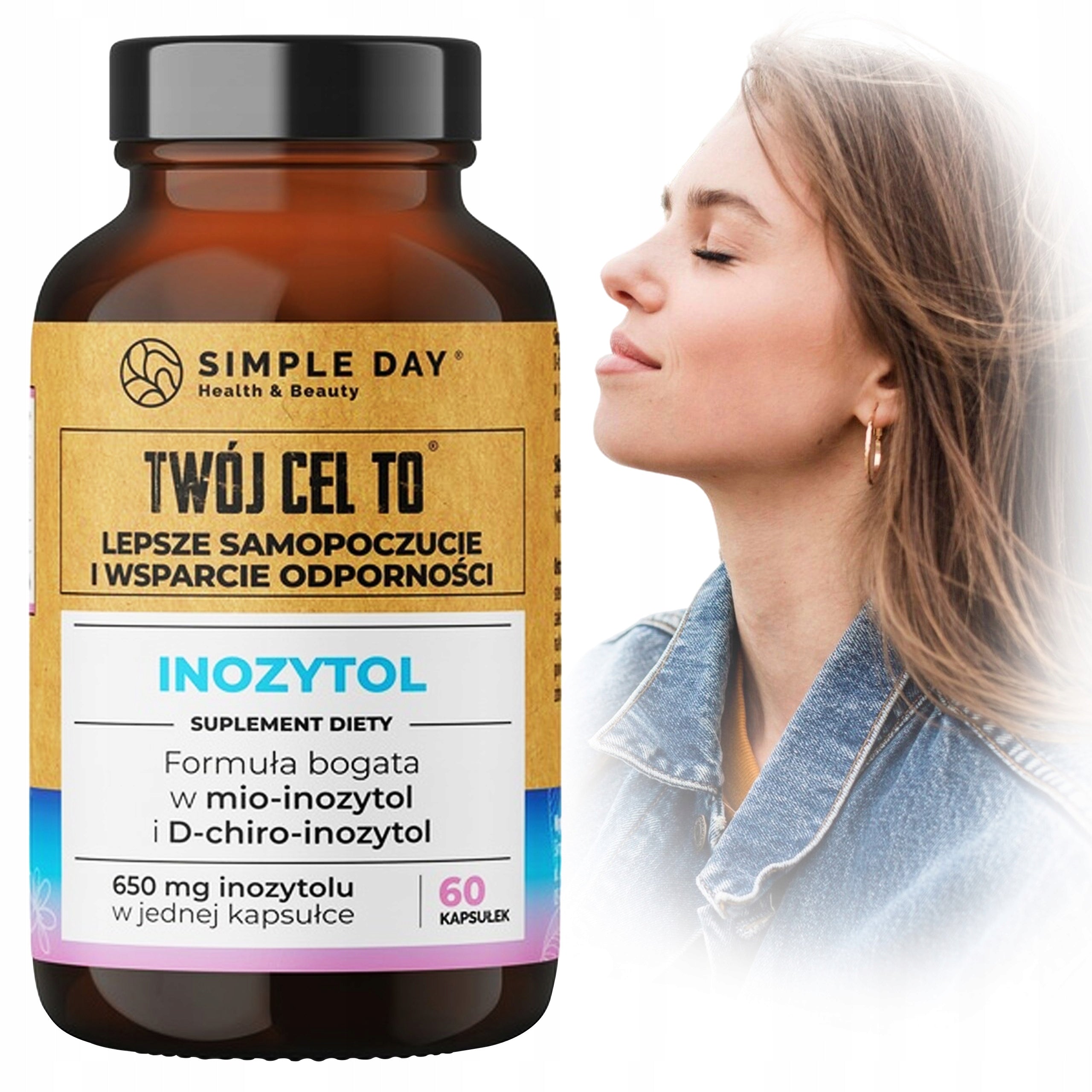 INOSITOL 650mg MIO D-Chiro - PCOS NERVOUS SYSTEM, CONCENTRATION, HORMONES + B6