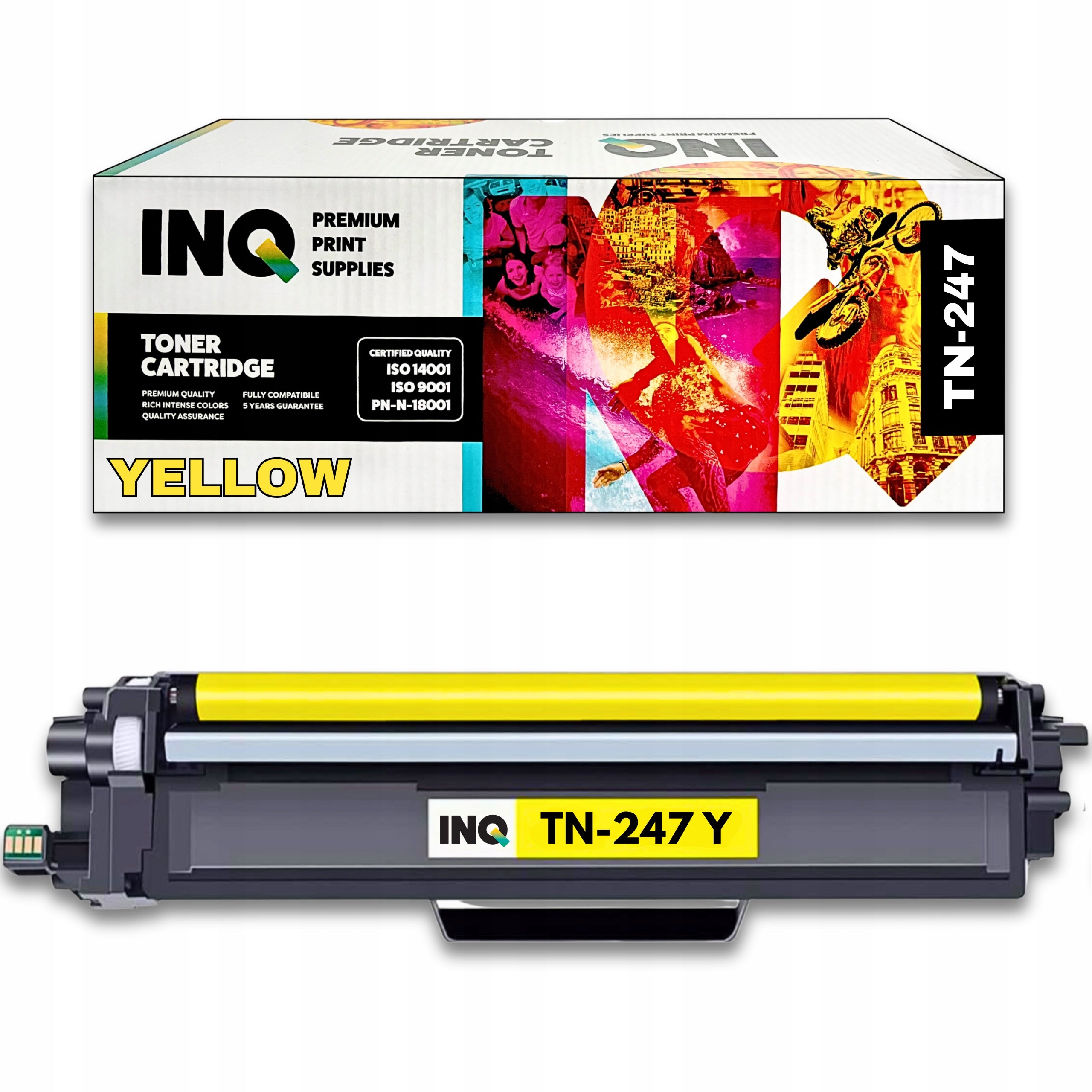 INQ Toner for Brother TN247 Y DCP-L3550CDW HL-L3270CDW