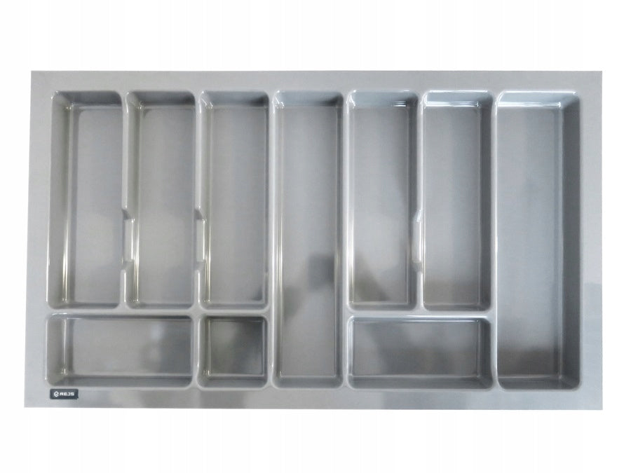 INSERT CUTLERY ORGANIZER FOR DRAWERS 80 x 45 REJS GREY 730 MM x 430 MM Brand Rejs