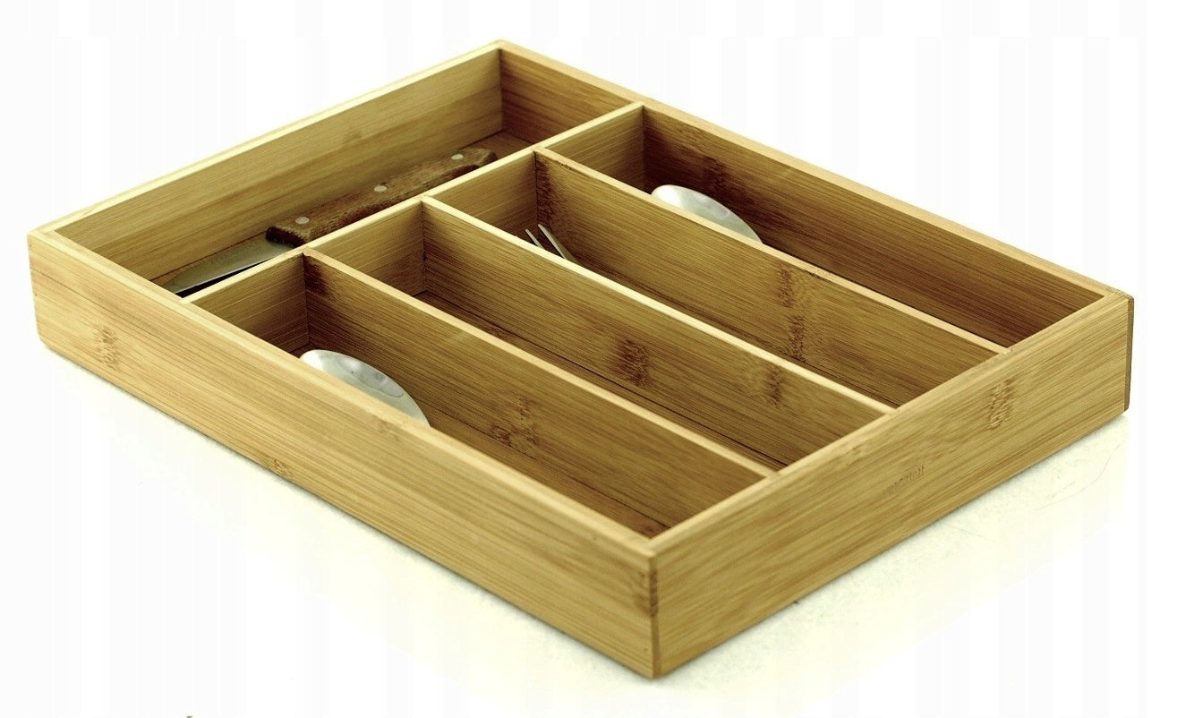 INSERT ORGANIZER FOR CUTLERY DRAWER BAMBOO Product width 26.5 cm