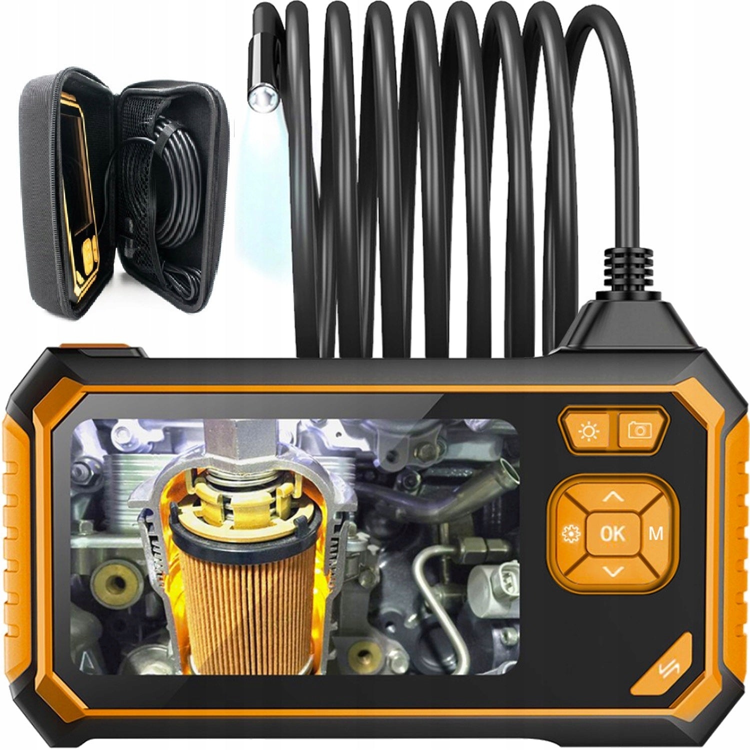 INSPECTION CAMERA ENDOSCOPE INSKAM 113-B-2 2000mAh 4.3" FULLHD 1080p 8mm 5m Batteries included yes