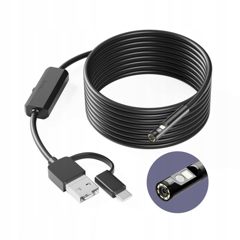 INSPECTION Camera DUO ENDOSCOPE 5M 9LED 2x HD Manufacturer code AN97 DUO