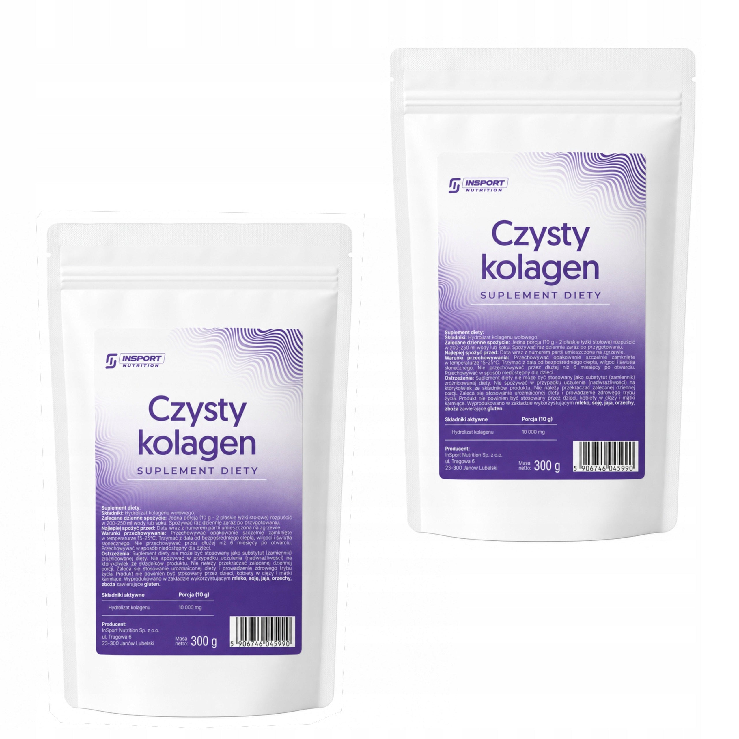 INSPORT PURE COLLAGEN 600g 10,000 mg NATURAL JOINTS TENDON BONES SKIN