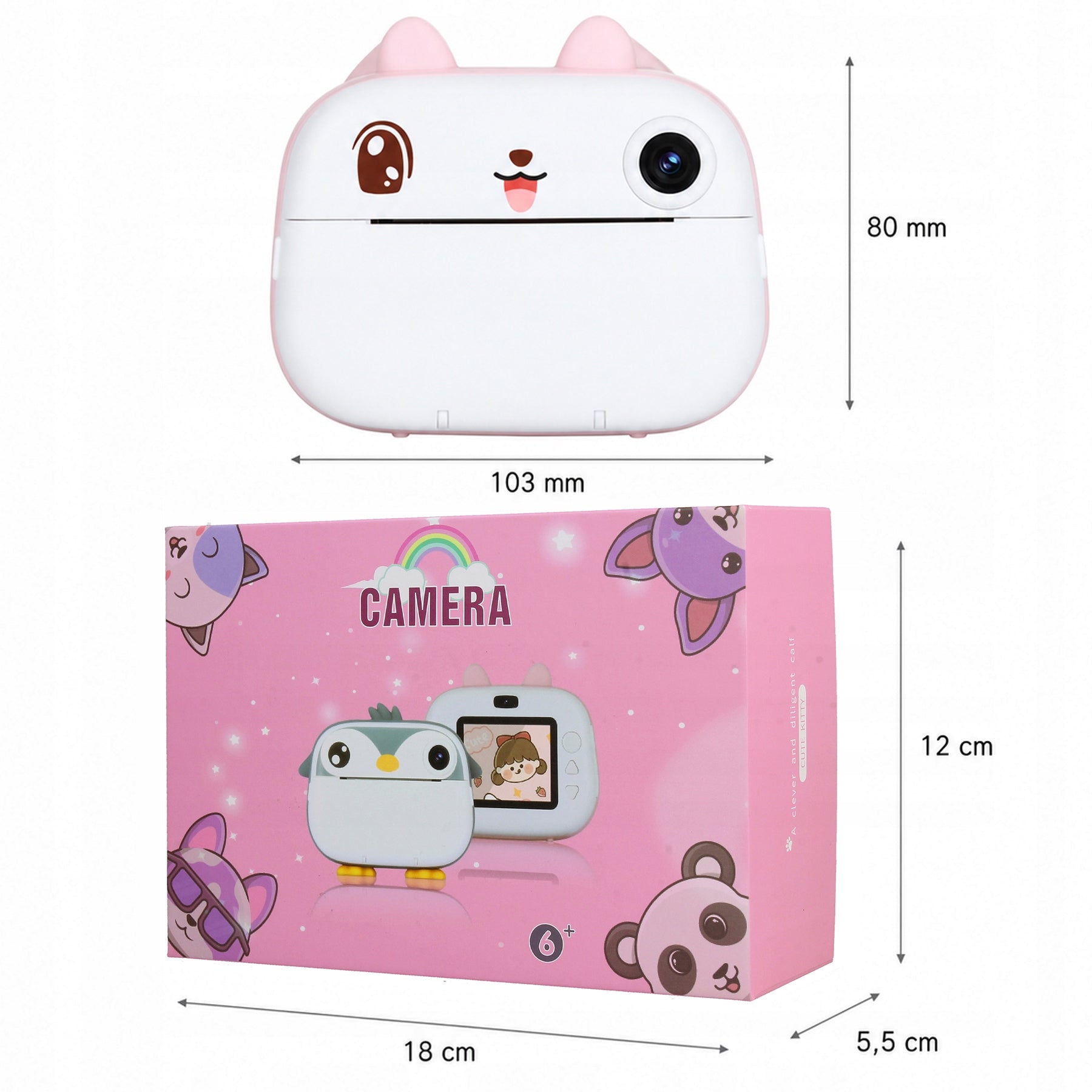 INSTANT CAMERA FOR CHILDREN 1080P MINI THERMAL PRINTER + 15 ROLLS Brand no brand