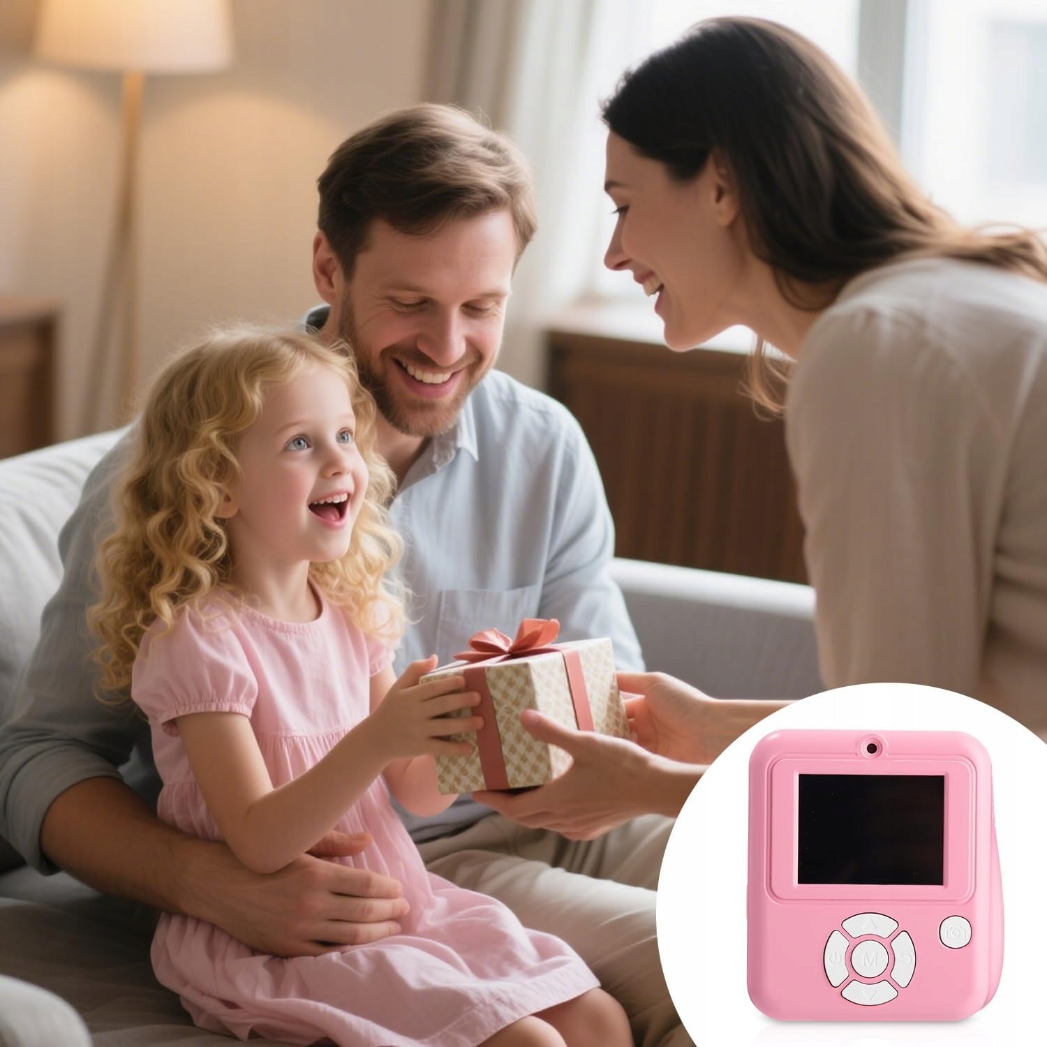 INSTANT CAMERA FOR CHILDREN COMPLETE SET PERFECT FOR GIFT PINK EAN (GTIN) 0099678915020