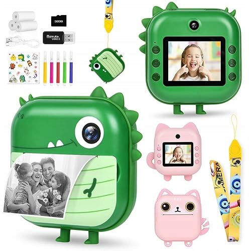 INSTANT CAMERA FOR CHILDREN DOUBLE 12MP THERMAL PRINTING GIFT