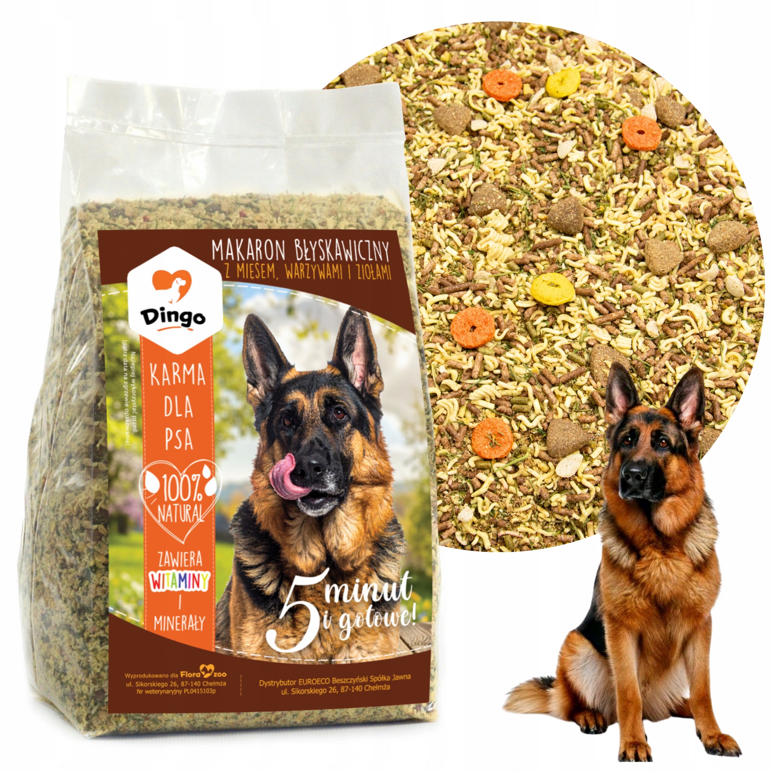 INSTANT NOODLES WITHOUT COOKING INSTANT DOG FOOD WITH VEGETABLE MEAT
