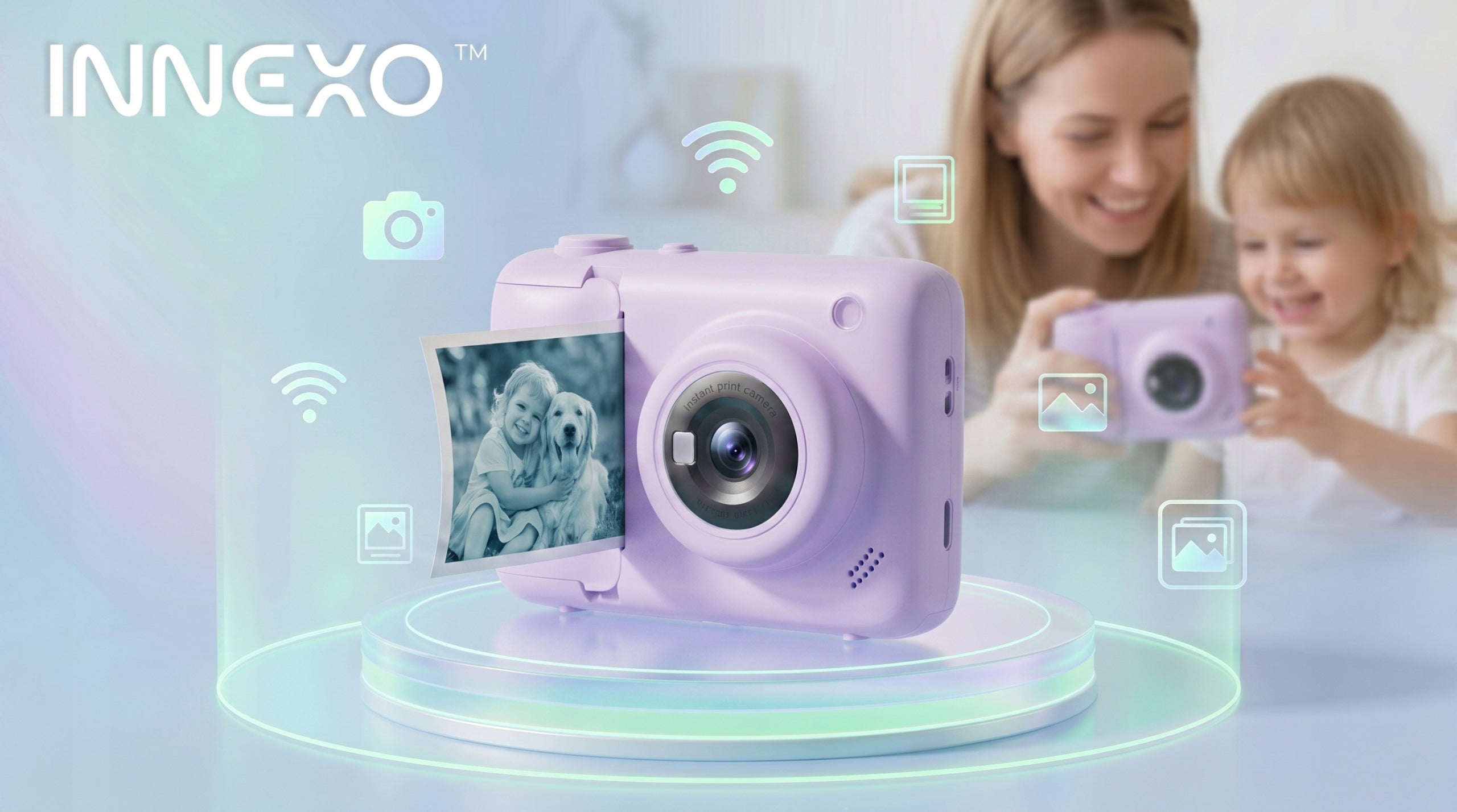 INSTANT camera for children touch color menu lamp PL WIFI Print Packaging status original