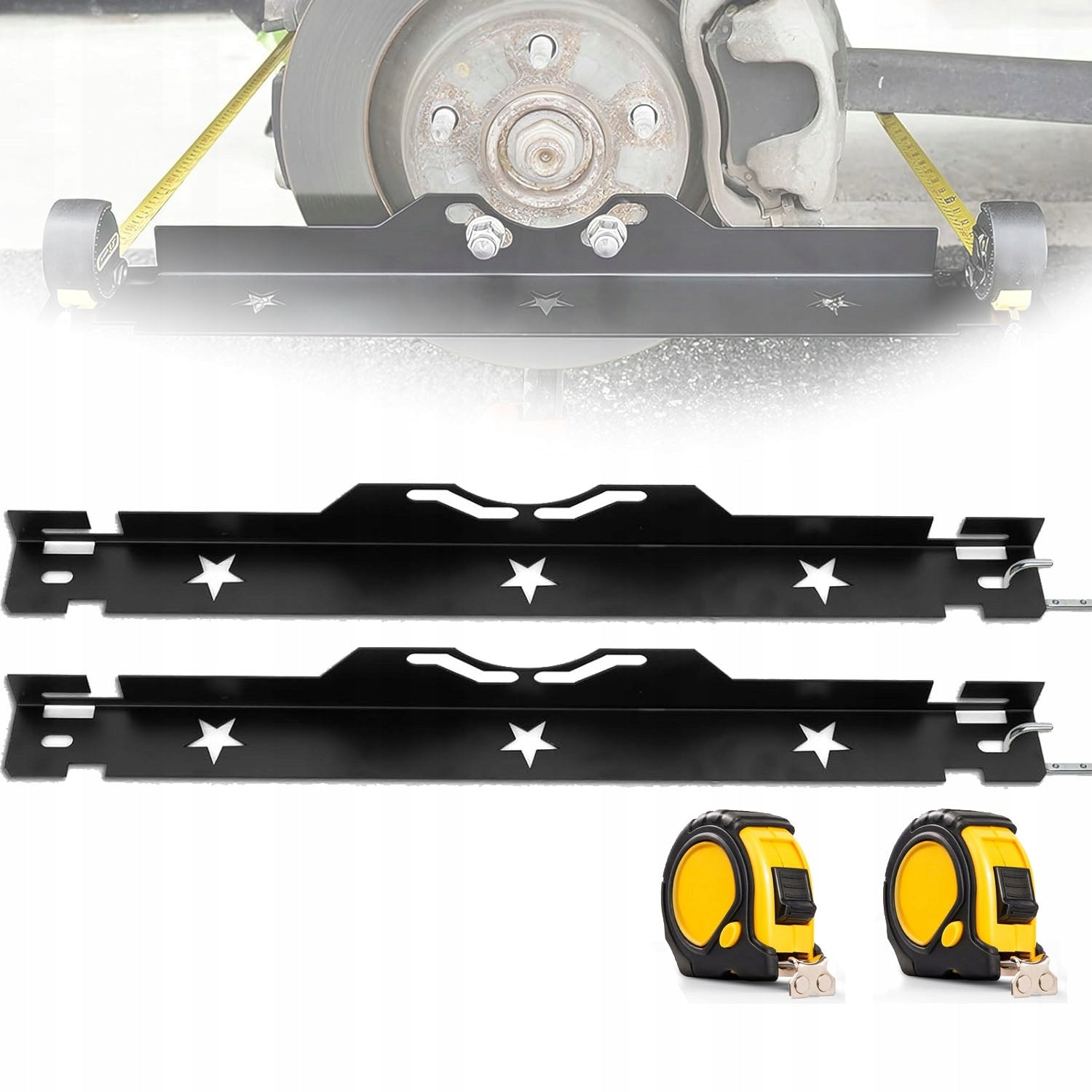 INSTRUMENT IN WHEEL INCLINATION VEHICLES CONVERGENCE FOR SETTING
