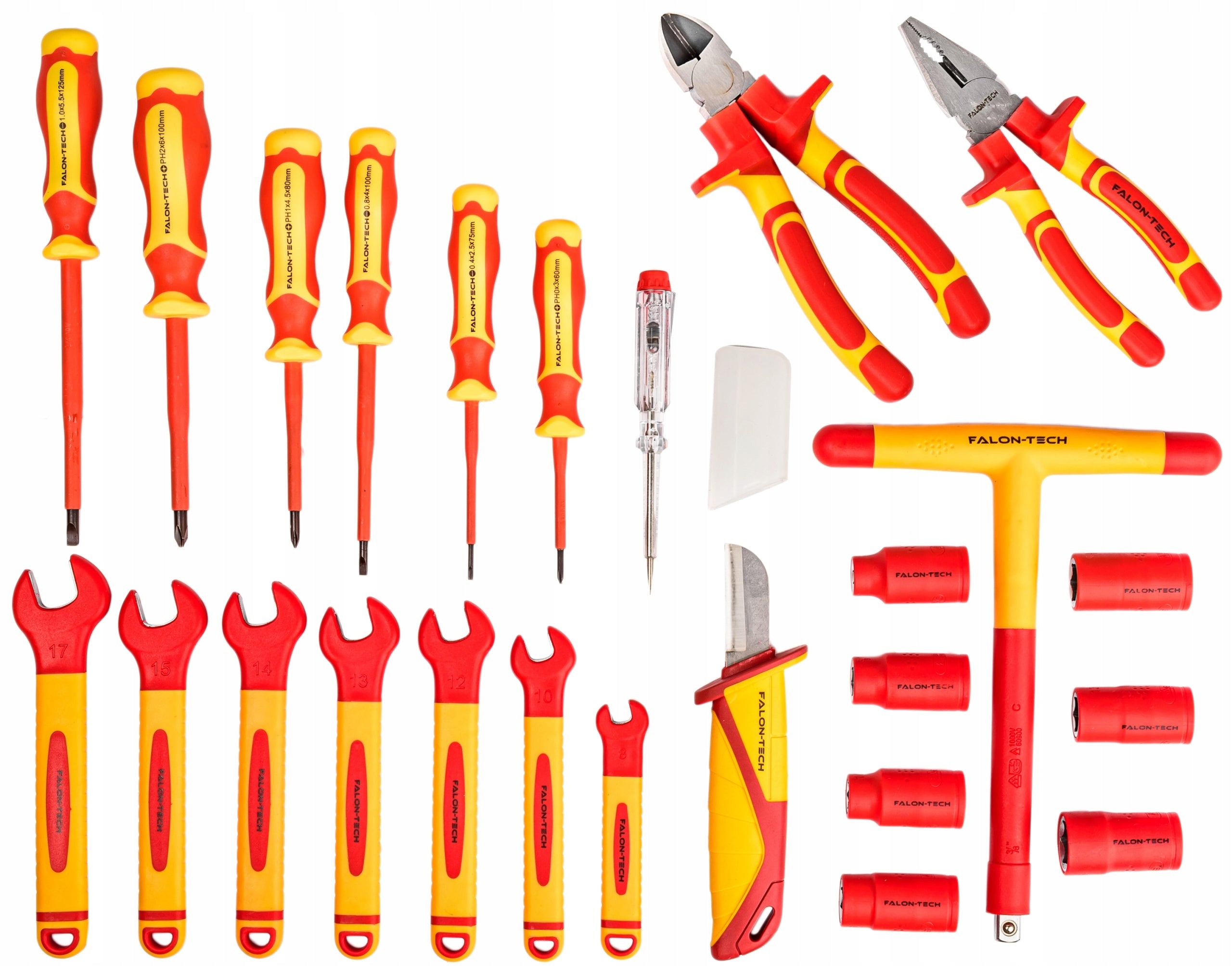 INSULATED TOOL SET INSULATED 1000V PLIERS KEYS SCREWDRIVERS 25el Manufacturer code FT2522
