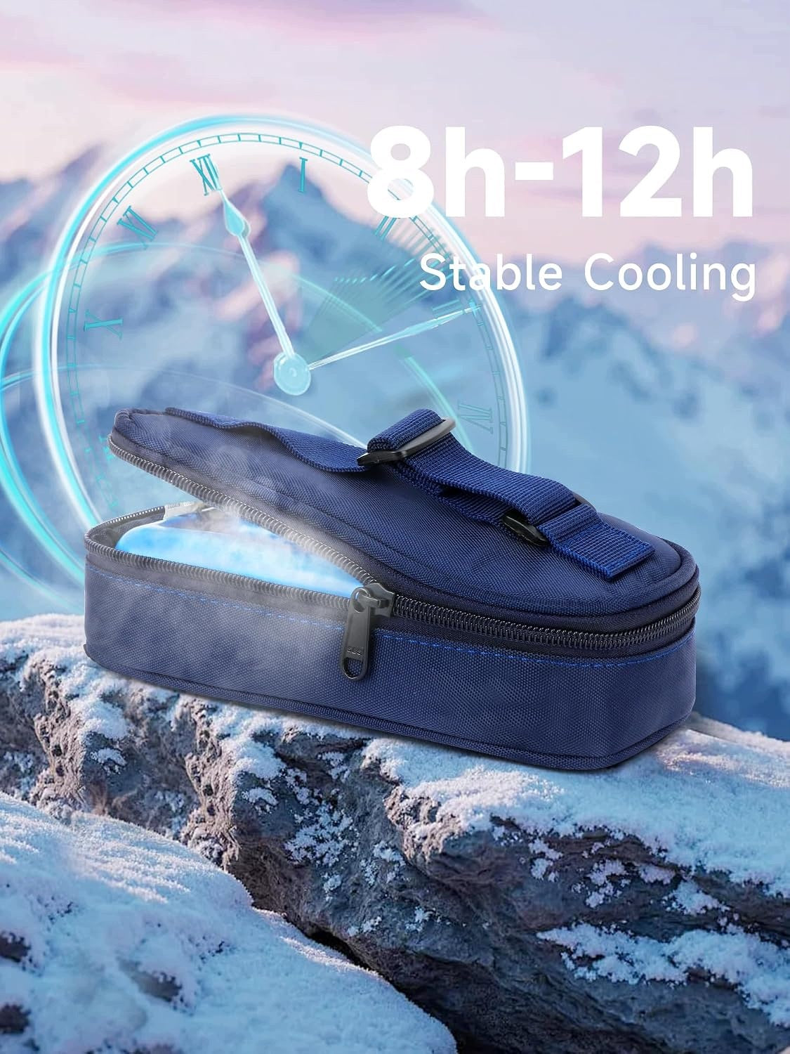 INSULIN COOLING BAG VIALS 10ML TSA ORGANIZER DIABETIC Medical device type accessories for a medical device or a product without an intended medical purpose