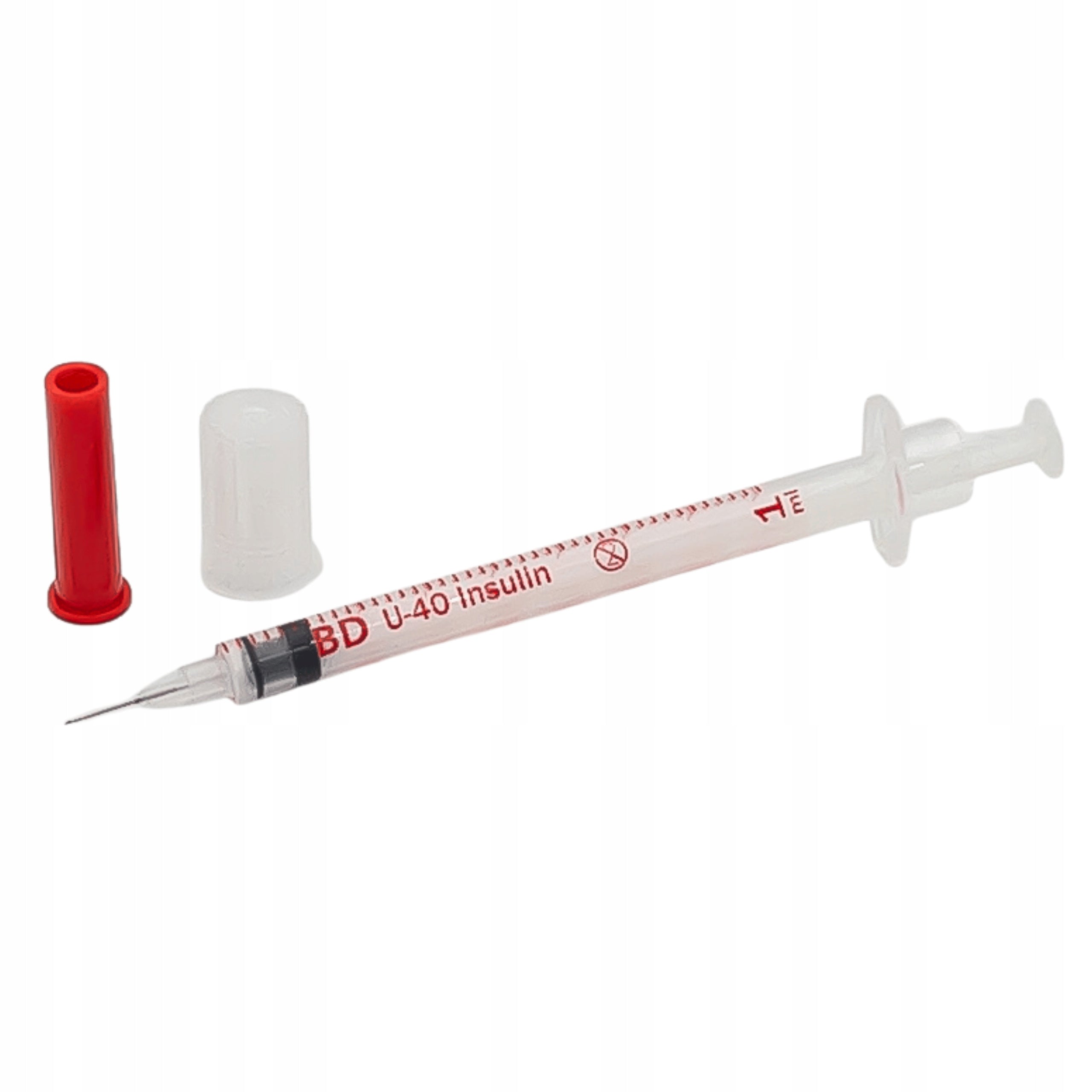 INSULIN SYRINGE U40 combined with needle 1 ml 0,3x8mm MICRO-FINE 100pcs Medical device type medical device or in-vitro diagnostic medical device