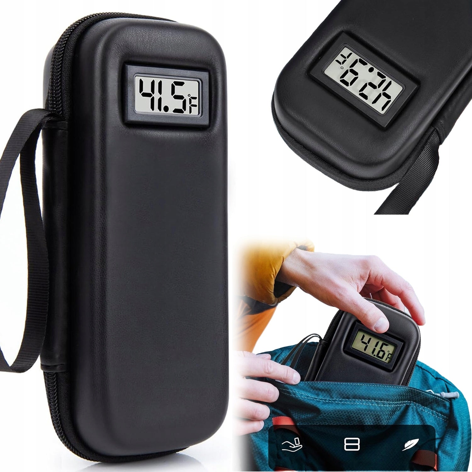 INSULIN THERMAL COOLING CASE BAG INSULATED THERMOMETER COVER