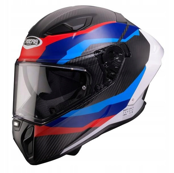 INTEGRAL HELMET WITH BLEND CABERG DRIFT EVO II CARBON MSPORT BLACK BLUE RED M