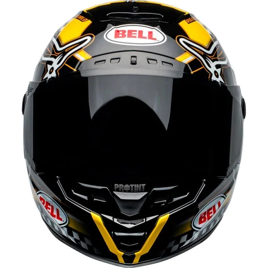 INTEGRAL MOTORCYCLE HELMET BELL STAR DLX MIPS ISLE OF MAN BLACK YELLOW Manufacturer Bell