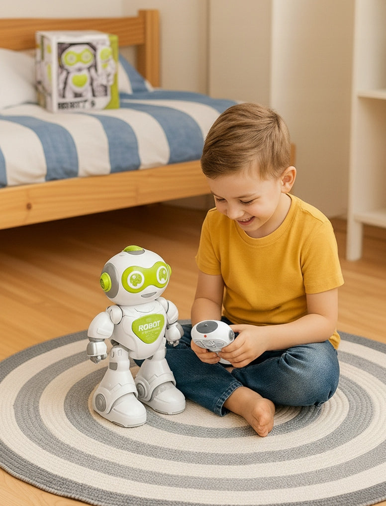 INTELLIGENT ROBOT R/C REMOTE CONTROLLED DANCES WALKING INTERACTIVE TOY Packaging status original