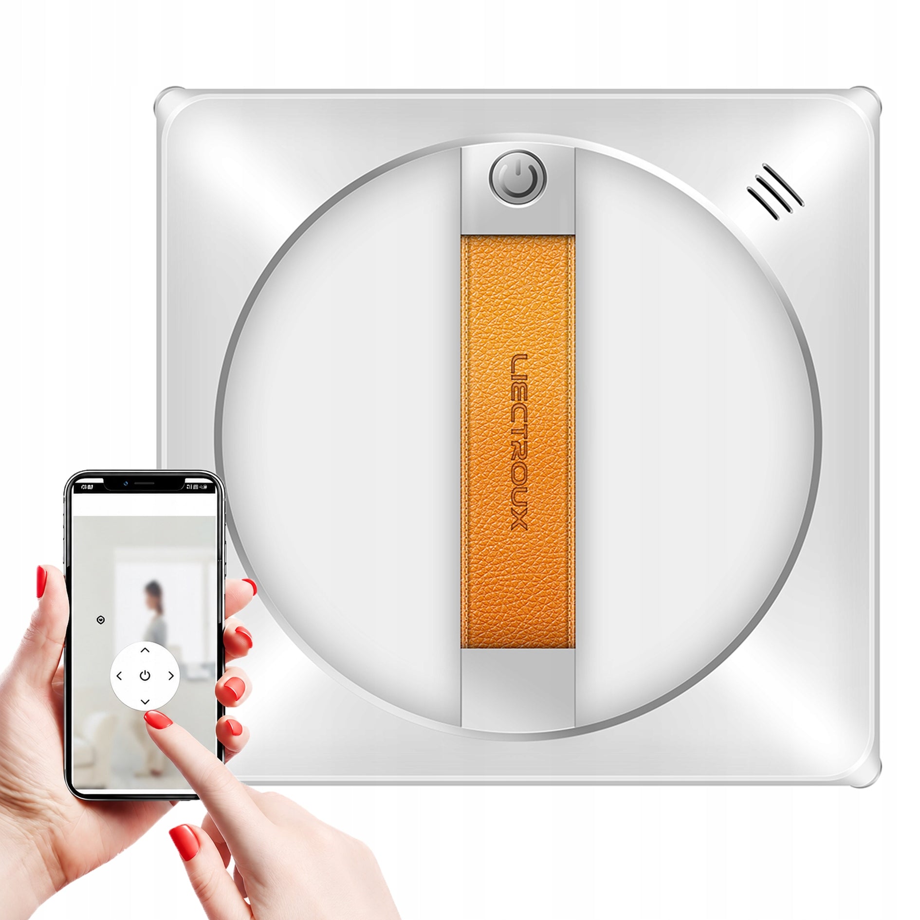 INTELLIGENT WINDOW CLEANING ROBOT LIECTROUX YW710 WITH FALL PROTECTION