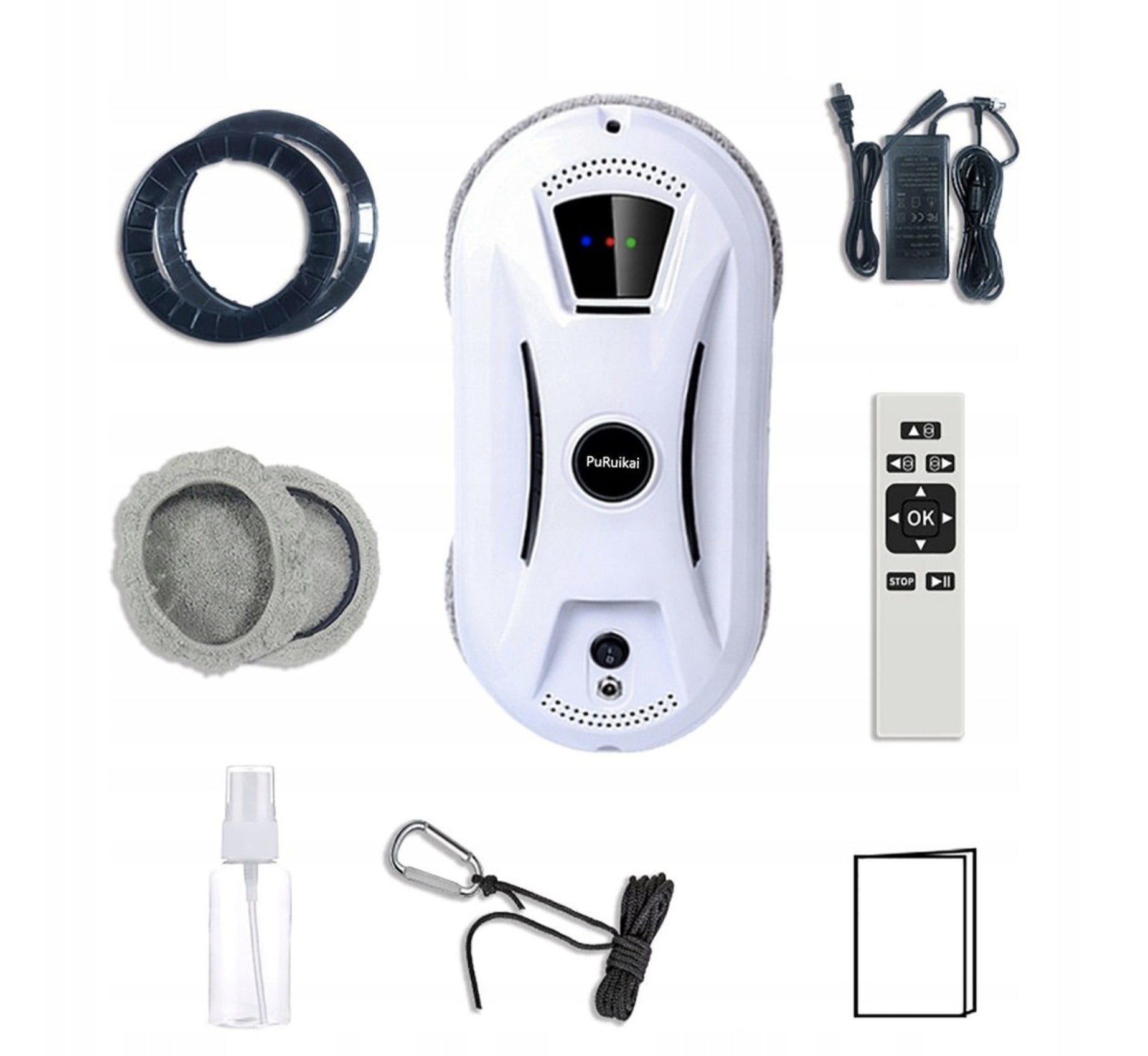 INTELLIGENT WINDOW CLEANING ROBOT WITH AI Wireless operating time 0 min