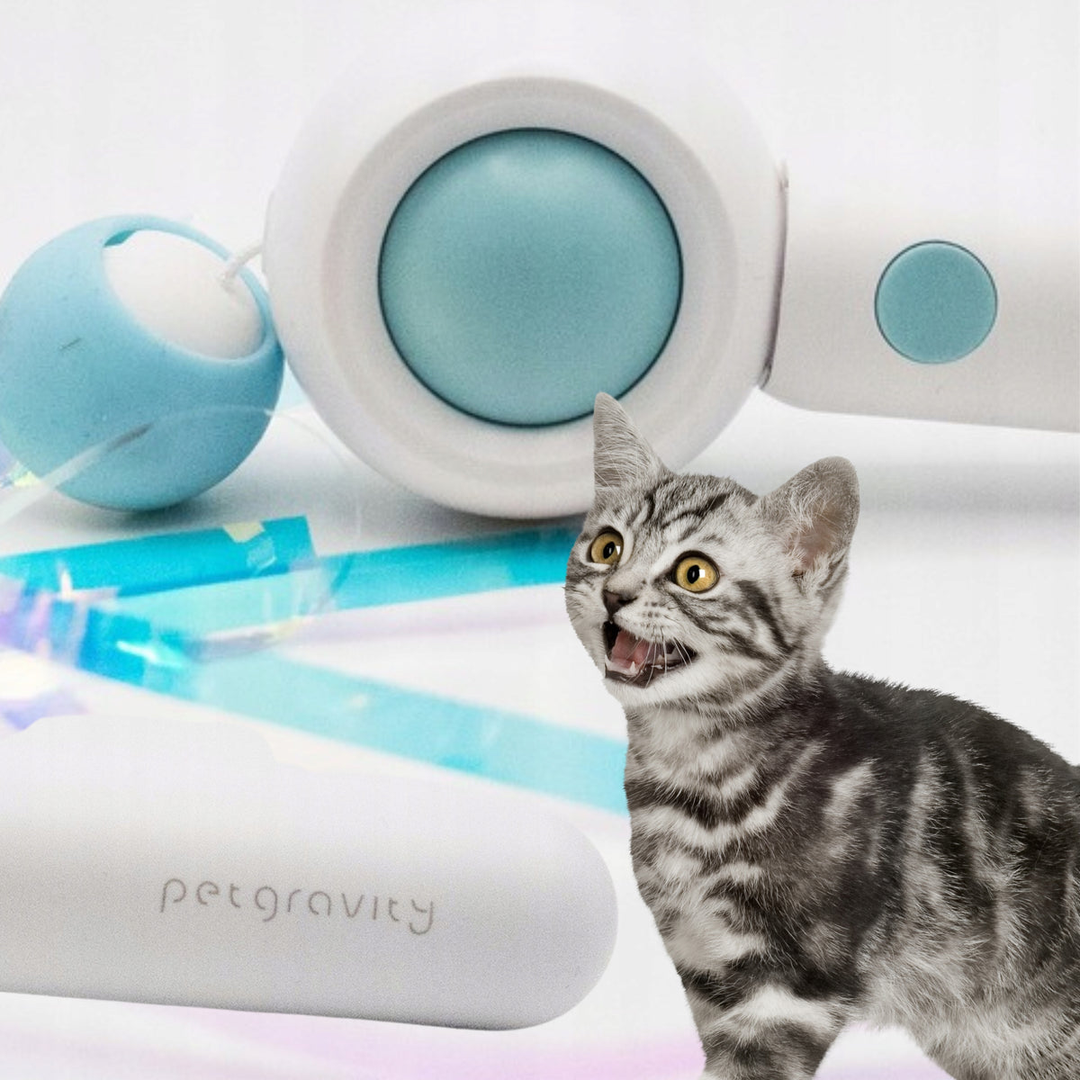 INTERACTIVE CAT ROD – FOLD-OUT, ROLL-UP, WITH FEATHER AND RIBBONS