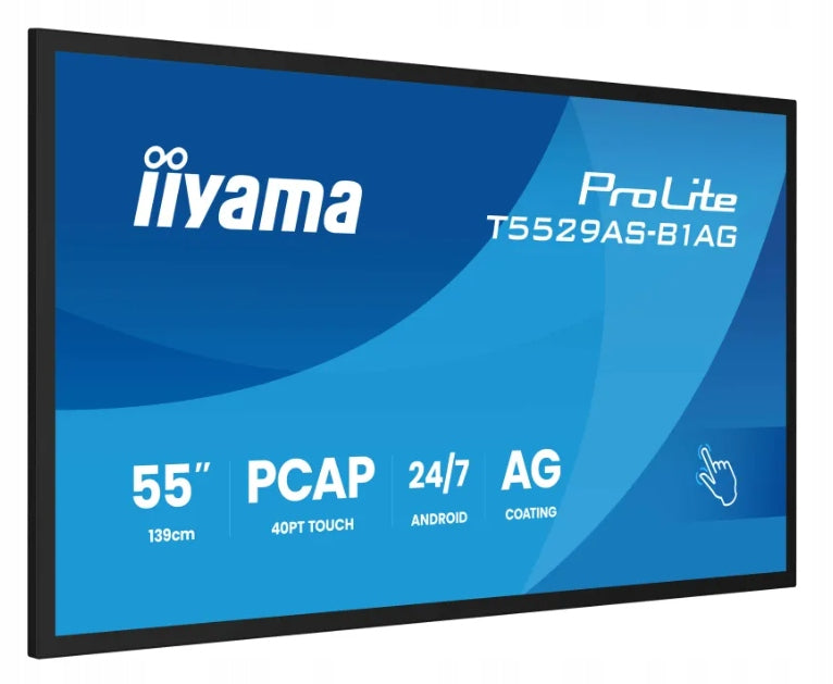 INTERACTIVE MONITOR IIYAMA PROLITE T5529AS-B1AG 55" 4K VA LED USB-C VAT 0% Brand iiyama
