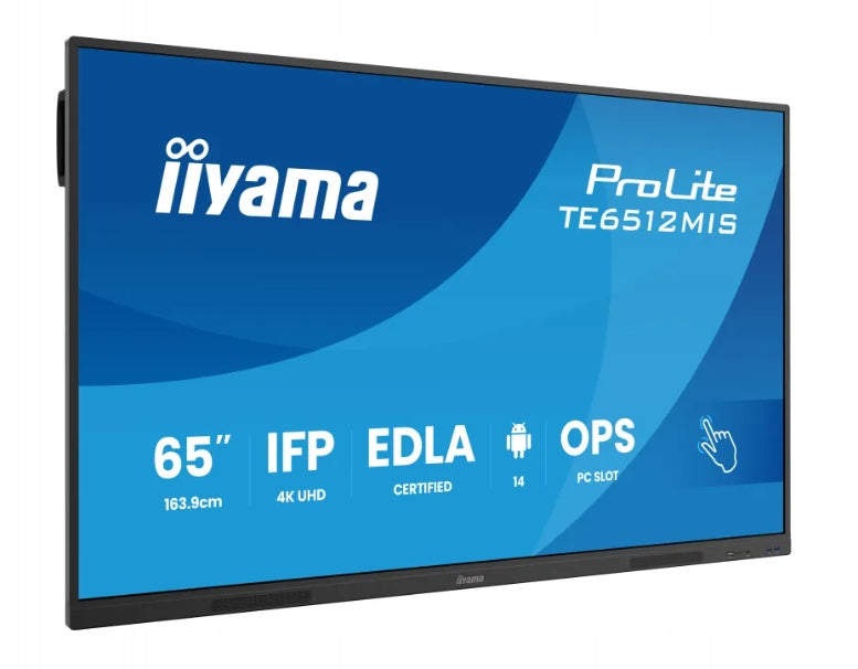INTERACTIVE MONITOR IIYAMA TE6512MIS-B4AG ANDROID 14 EDLA 4K VAT 0%