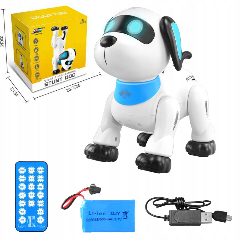 INTERACTIVE ROBO DOG REMOTE CONTROLLED VOICE REMOTE CONTROL TRICKS DANCE GIFT