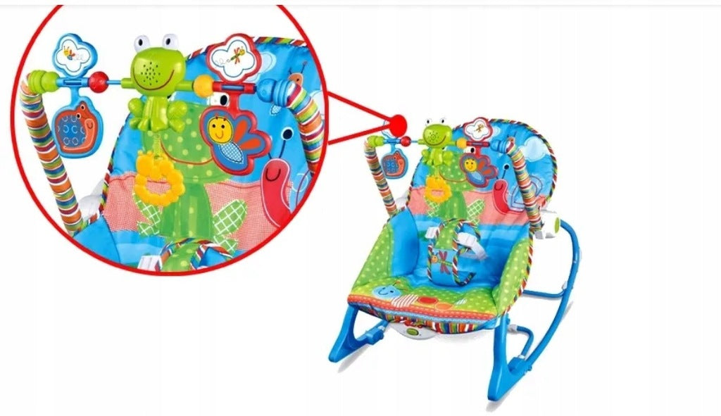 INTERACTIVE Rocker Deckchair Melodies Vibration FROG Feeding Seat Brand no brand