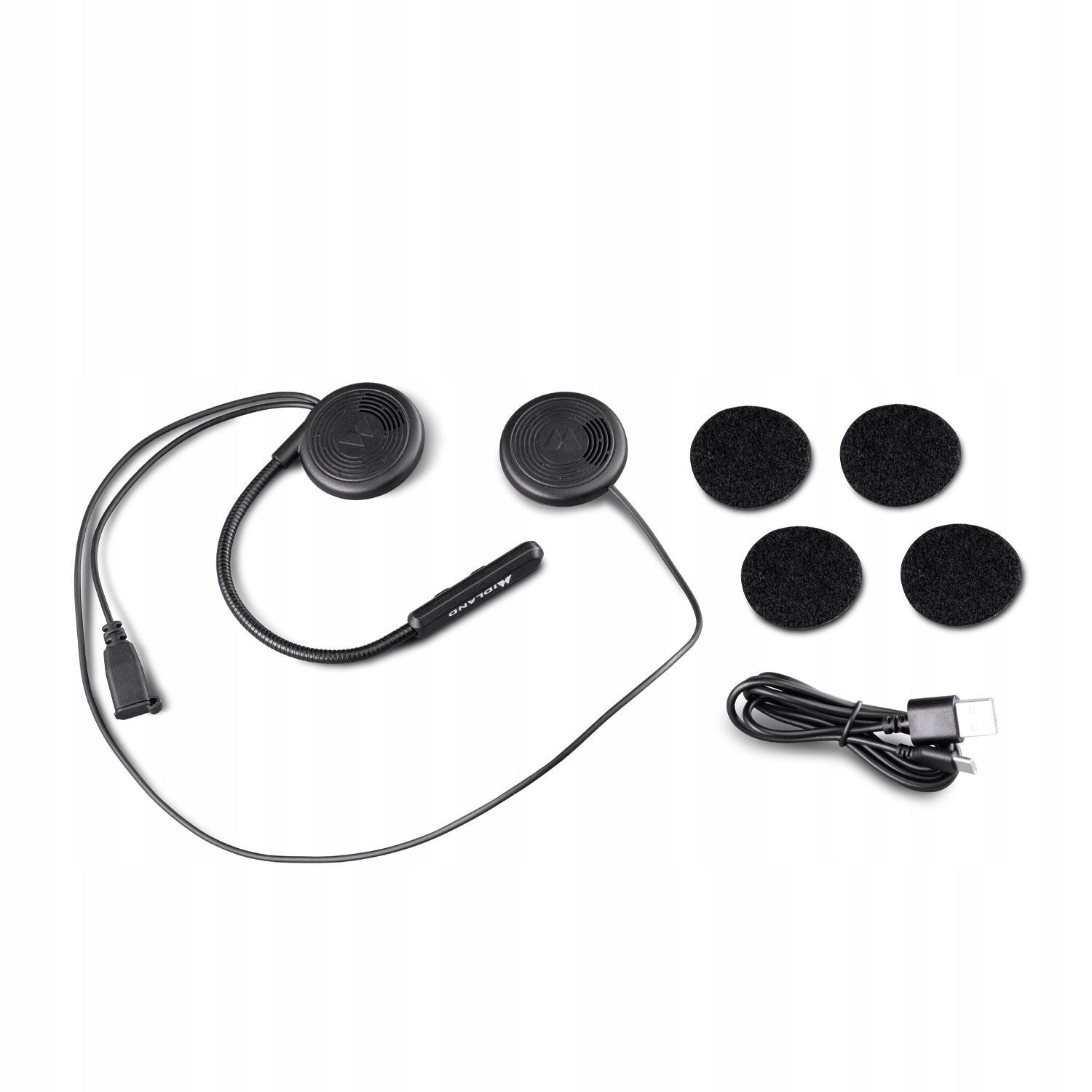 INTERCOM FOR HELMET LOKUI K10 BLUETOOTH MIDLAND for motorbike FOR ONE HELMET Packaging status original