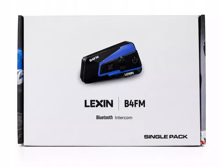 INTERCOM LEXIN B4FM-X MOTORCYCLE | BLUETOOTH 3.0 MICROPHONE AKUM 35H!! Manufacturer no brand