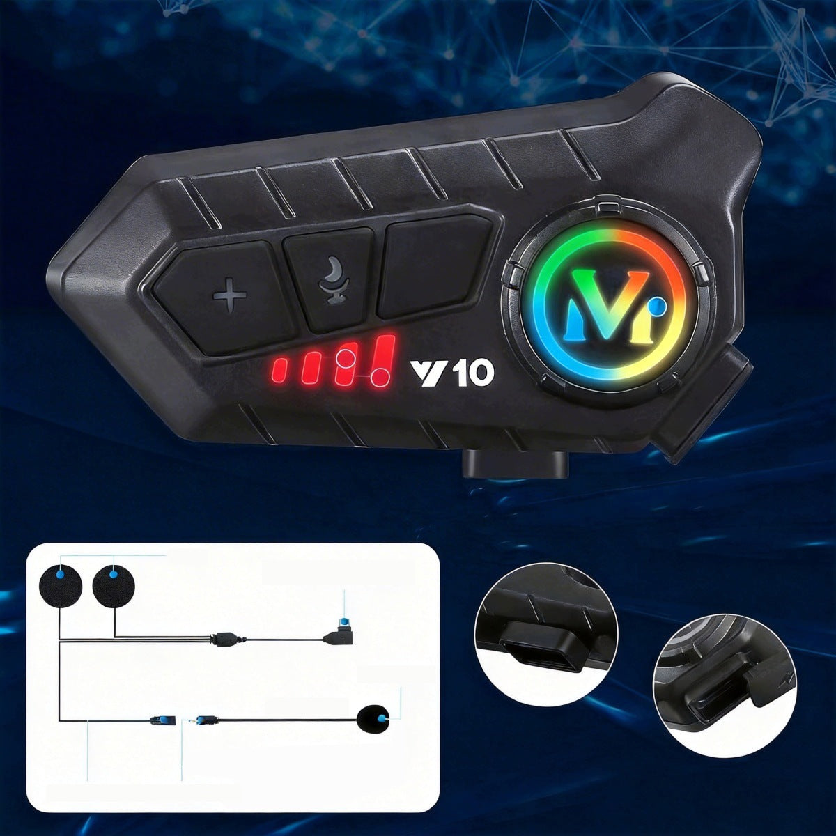 INTERCOM MOTORCYCLE HELMET TALK KIT|BLUETOOTH Manufacturer no brand
