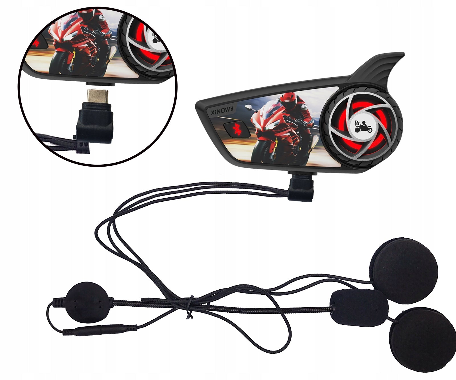 INTERCOM MOTORCYCLE INTERCOM 8 PEOPLE XINOWY S8 PRO USB-C LATEST RELEASE Manufacturer's catalog number S8 Pro