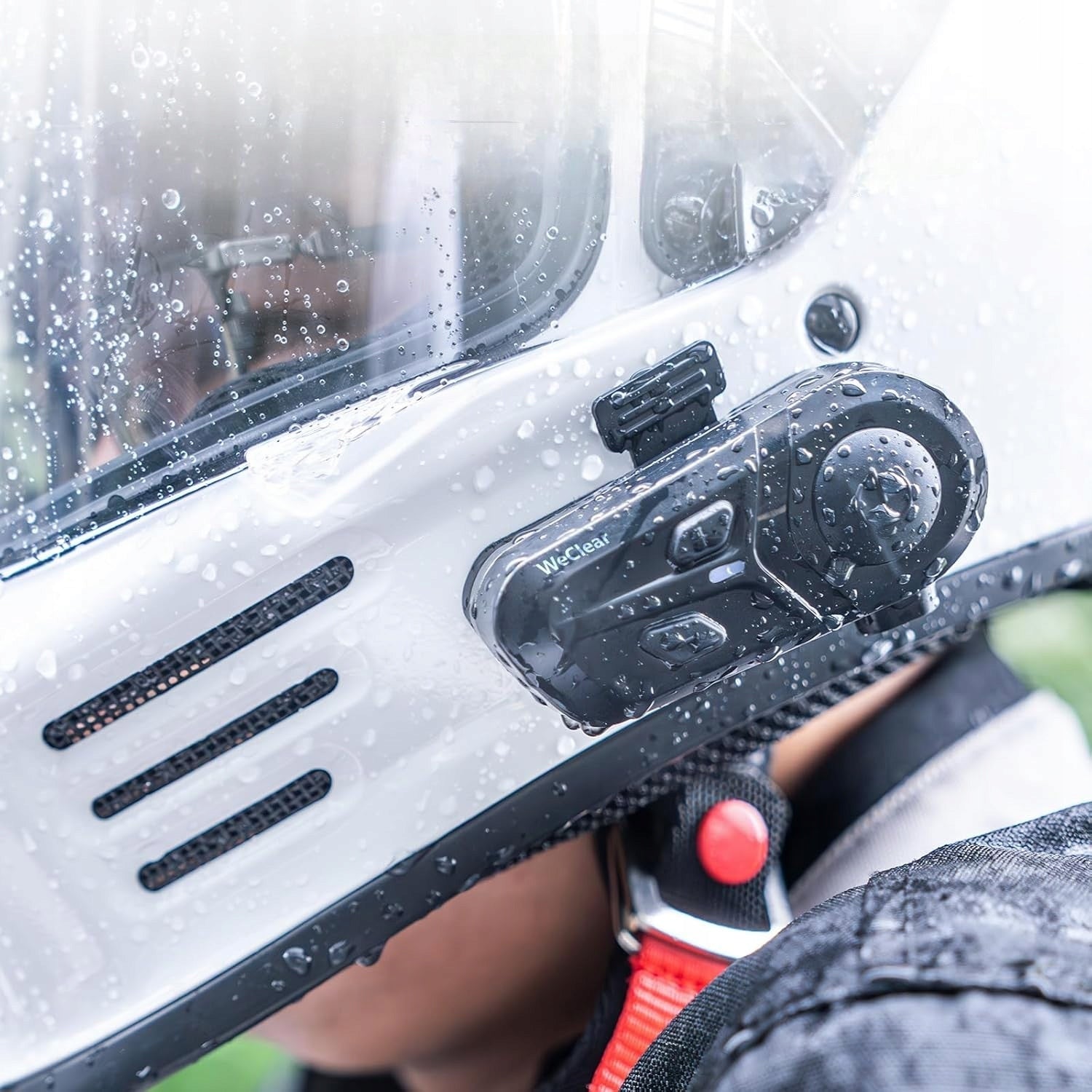 INTERCOM MOTORCYCLE WECLEAR L1 BLUETOOTH EARPHONE FOR HELMET WATERPROOF Model L1