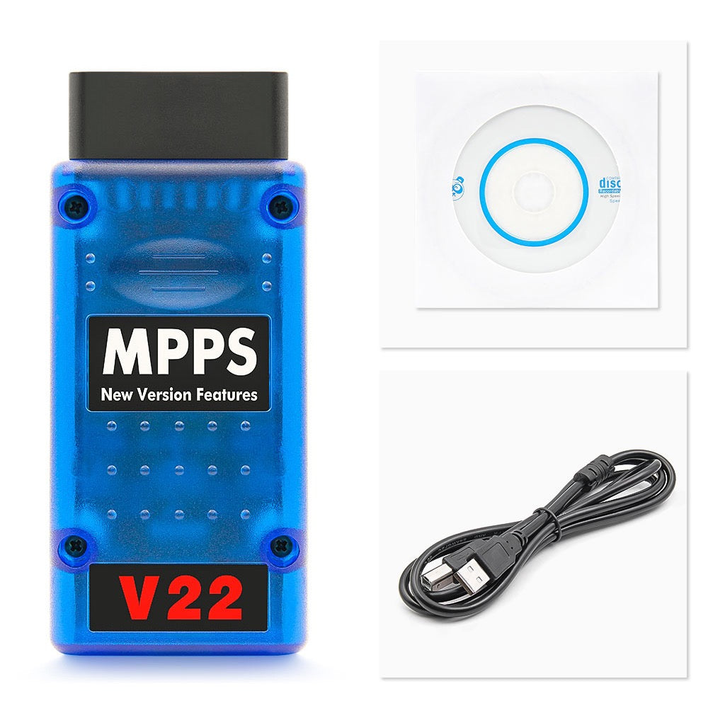 INTERFACE MPPS v22 PL MULTIBOOT EDC 15/16/17 IMMO/EGR/DPF/FAP OFF OBD2