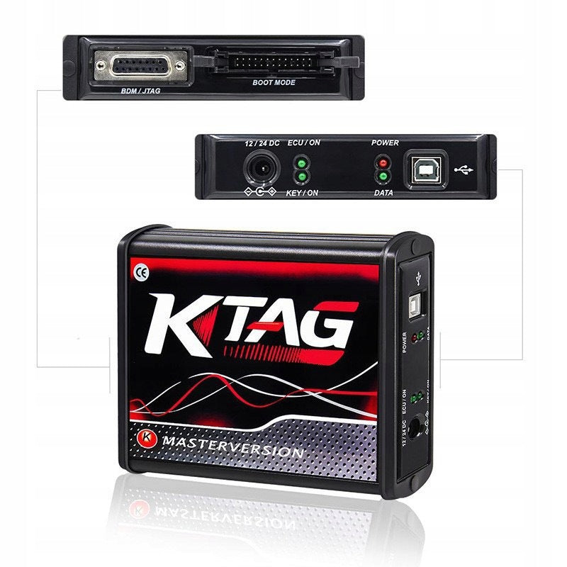 INTERFACE PROGRAMMER KTAG V2.25 ECU KTAG 7.020 4 LED Brand no brand