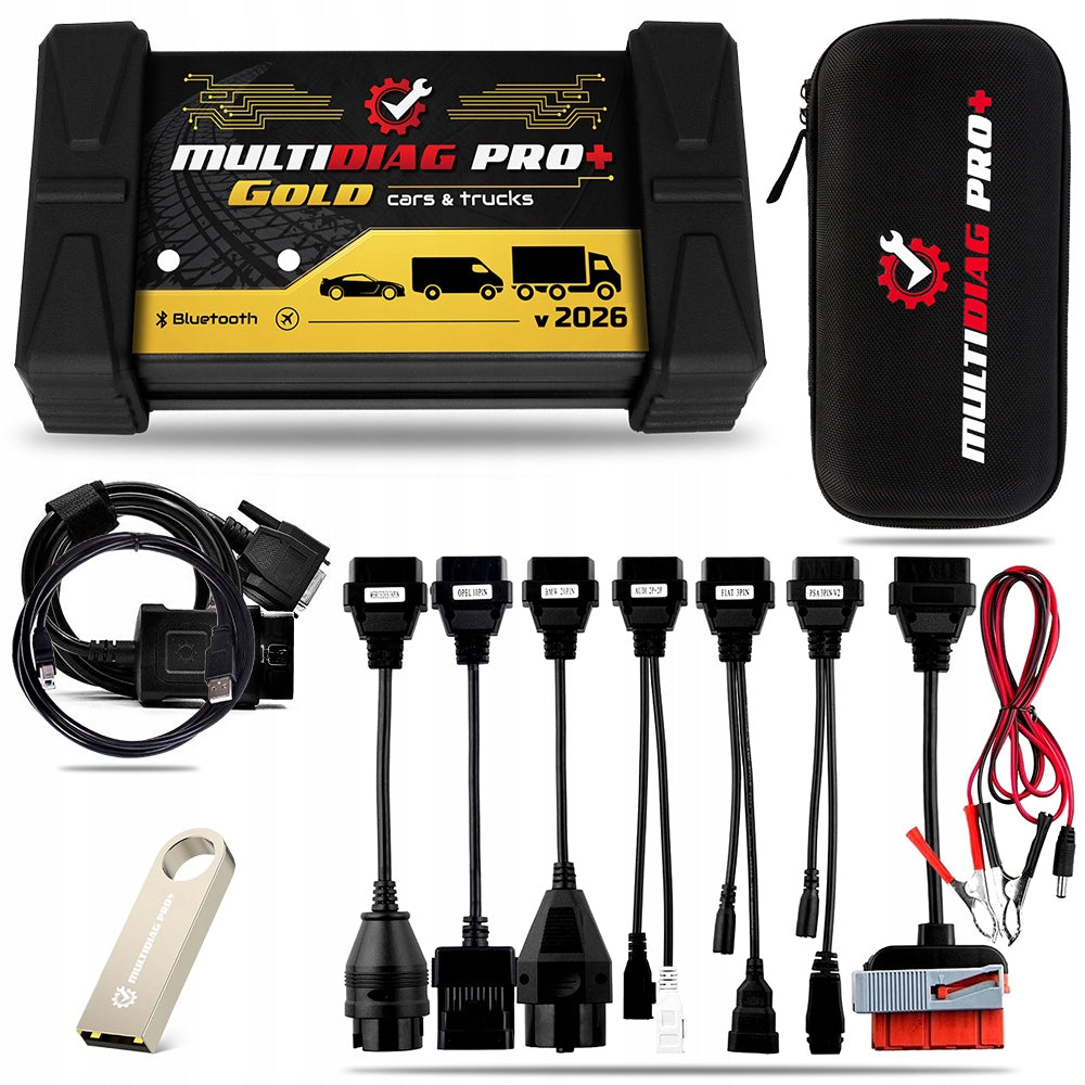 INTERFACE TESTER MULTIDIAG PRO+ GOLD TRUCKS BUSES SEMI-TRAILERS