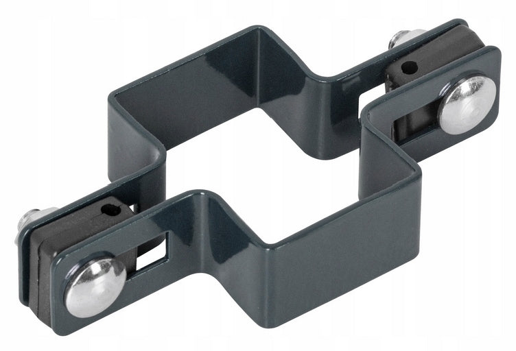 INTERMEDIATE THROUGH CLAMP FOR POST PANELS 60x40 GRAPHITE ANTHRACITE 7016