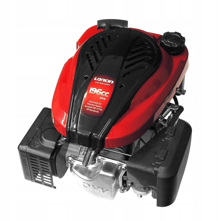 INTERNAL COMBUSTION ENGINE FOR MOWER 6HP 4T 196CC LONCIN VERTICAL SHAFT 22,2 MM x 80MM Type engine