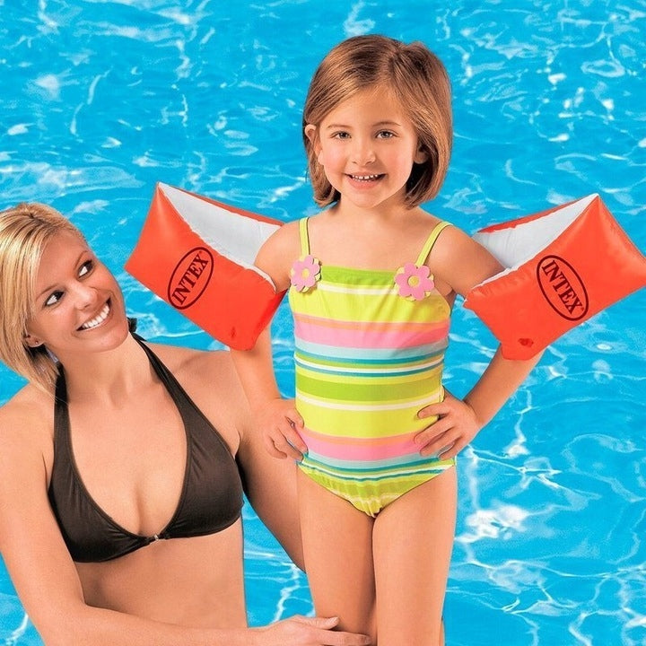 INTEX CHILDREN'S SWIMMING SLEEVES ORANGE 23 x 15 cm Model 58641