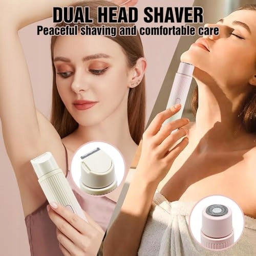 INTIMATE SHAVER 2 IN 1 ELECTRIC FOR WOMEN LEG HAIR REMOVAL ARMPITS steel Model B0F24F8TYD