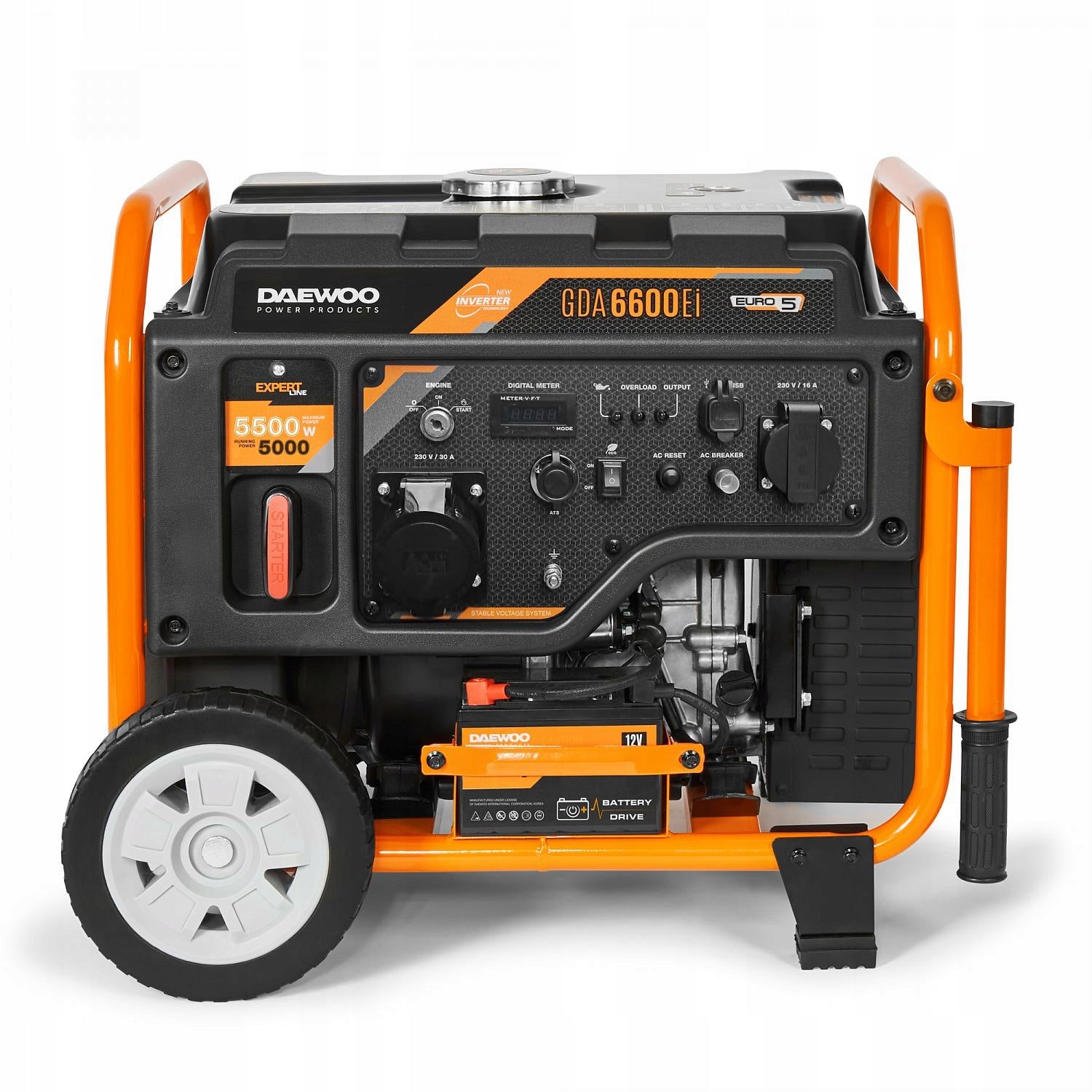 INVERTER GENERATOR SET 5500 IN DAEWOO Manufacturer code GDA 6600Ei