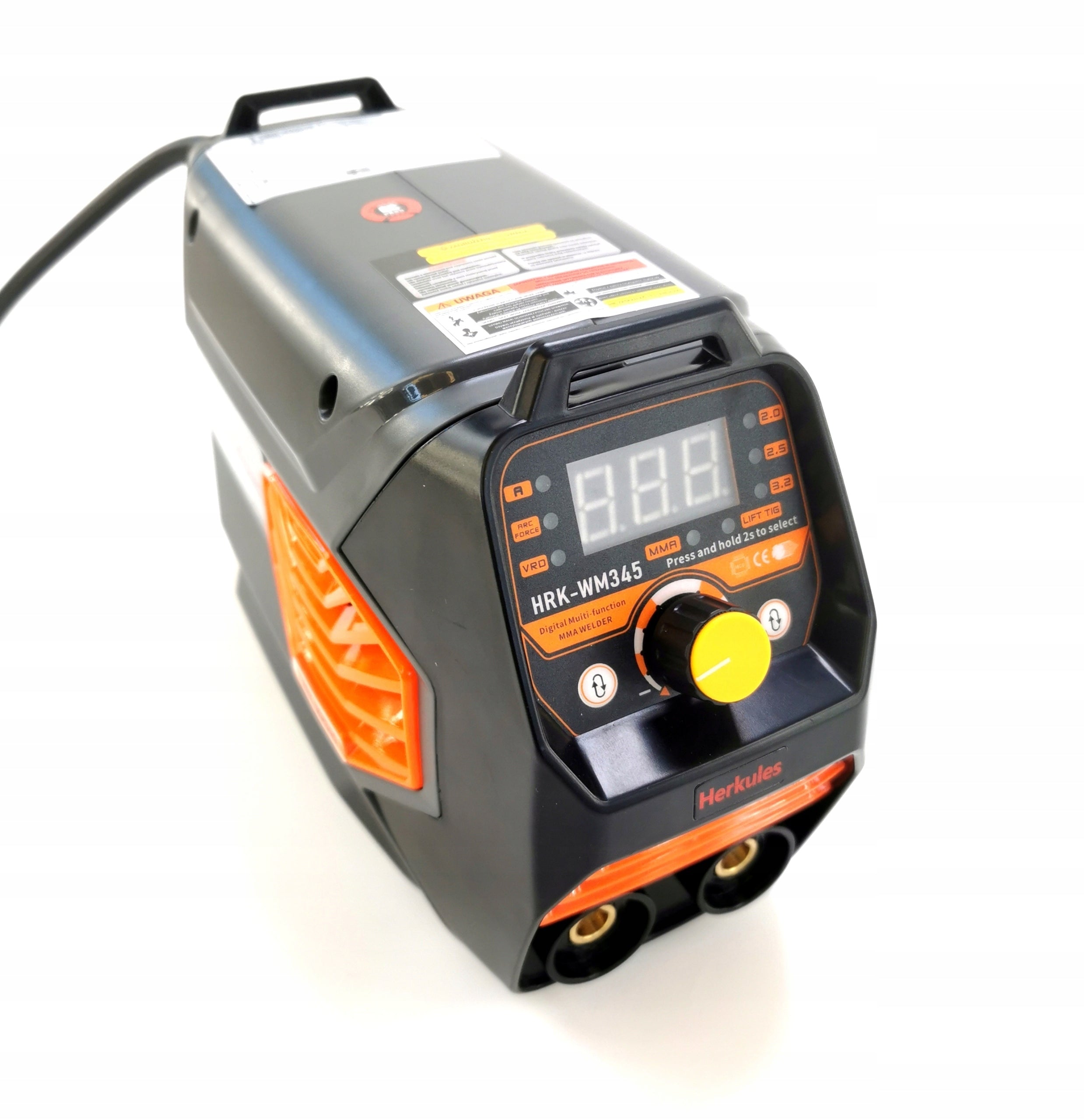 INVERTER WELDER Herkules 20-345A INVERTER 230V MMA TIG LCD SYNERGY PRO Packaging status original